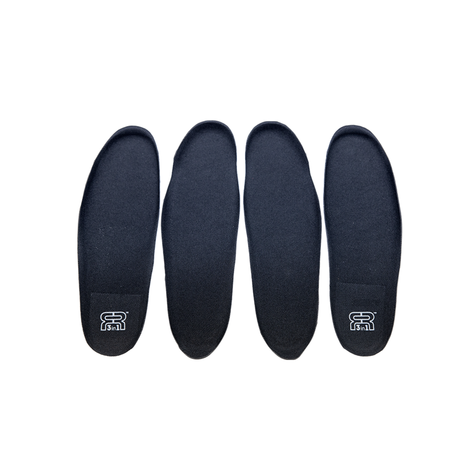 3 in 1 Orthotic Insoles for Flat Feet, High Arch & Plantar Fasciitis Relief - Comfortable Cushioning Support for Running, Walking & Work Shoes (Perfect for Athletes & All-Day Wear)