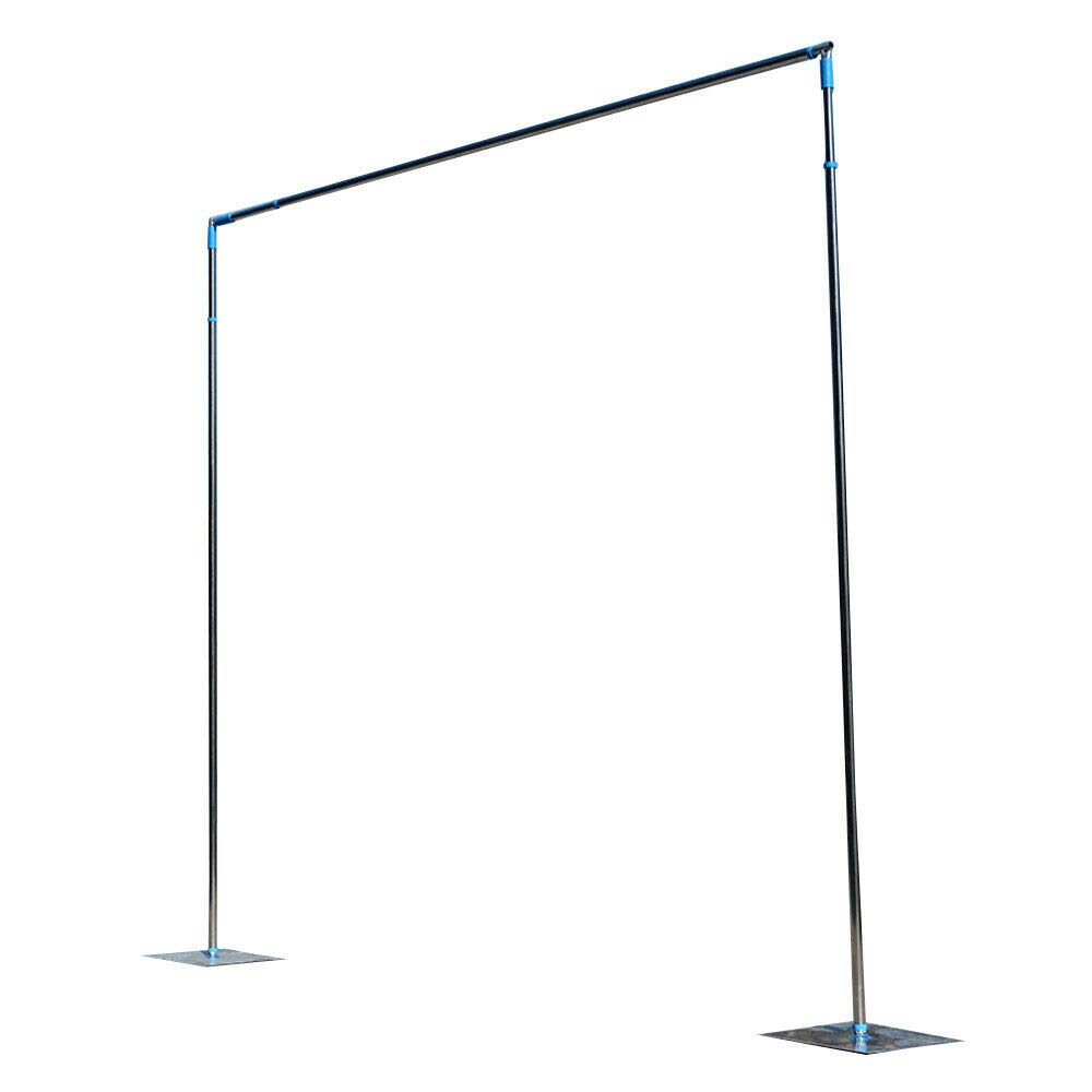 Heavy Duty 10x10ft Wedding Backdrop Stand Kit - Adjustable Telescopic Support Poles for Photography, Party, and Event Decor - Perfect for Weddings, Birthdays, and Photo Studios