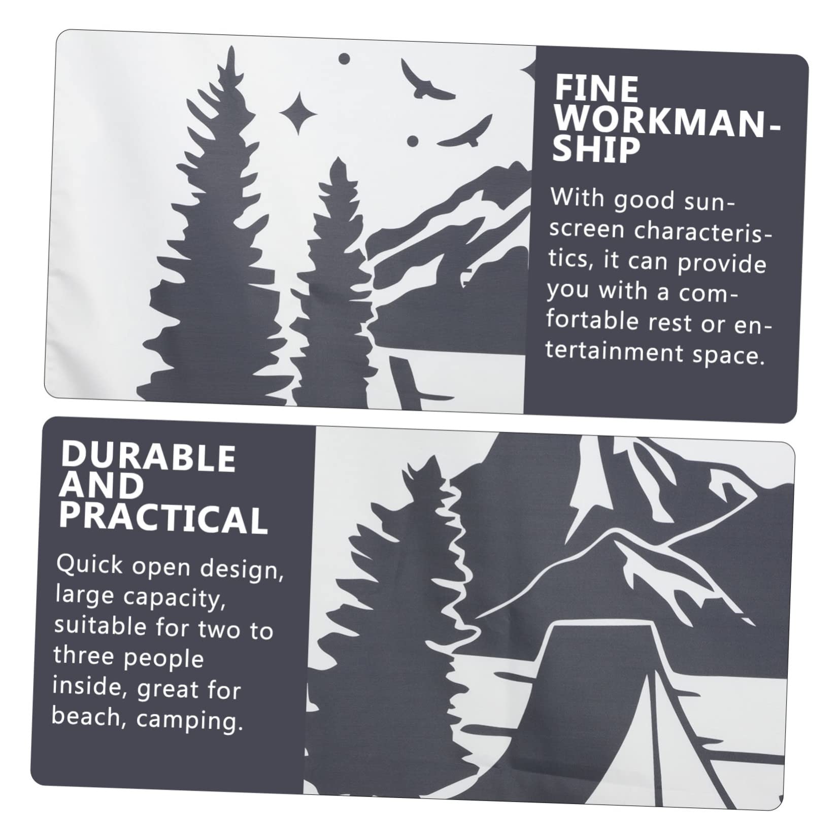 Abaodam 4-Piece 3x5 FT Custom Outdoor Camping Flags - Durable Party Decorations for Camping, Backyard, Field & Tailgating Events