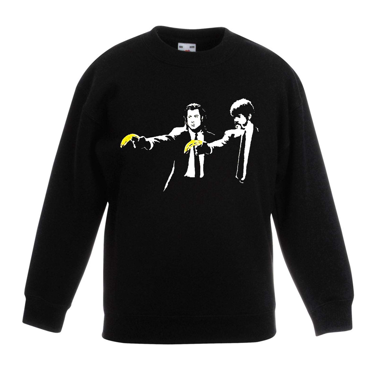 Banksy Pulp Fiction Graffiti Tribal T-Shirt for Toddlers & Kids - Soft Cotton Sweatshirt Jumper for Playdates & Casual Wear