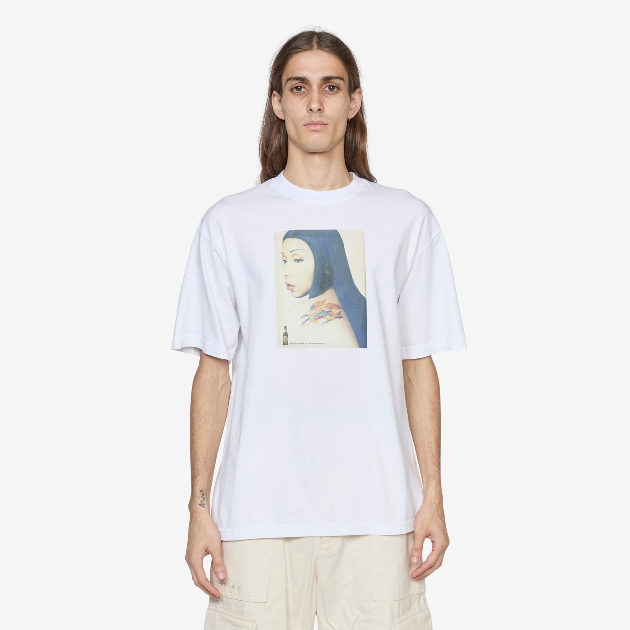 Biru White T-Shirt for Men & Women - Comfortable Cotton Tee for Casual Wear, Gym, and Everyday Outfits