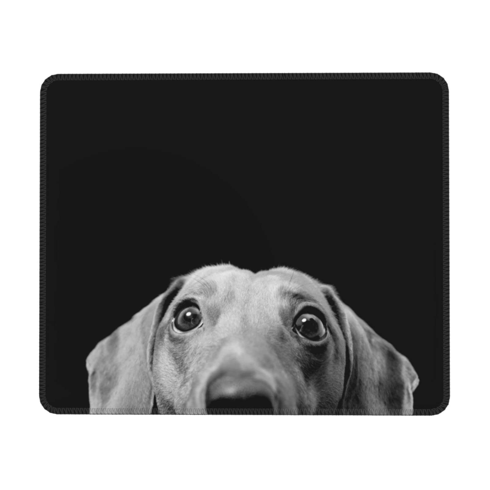 Non-Slip Rubber Base Dachshund Print Mouse Pad - 8.3 x 10.3 Inch Cute Dog Design Desk Mat for Computer, Laptop & Office Accessories | Perfect for Gaming, Work & Home Office Setup