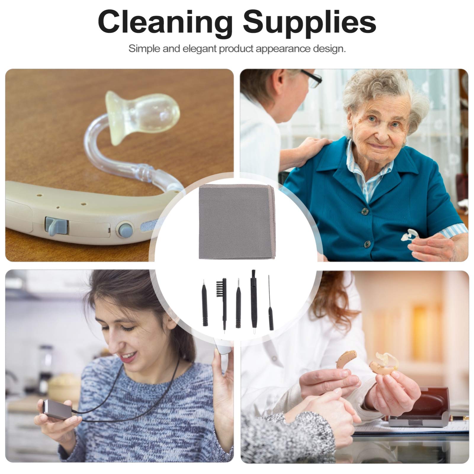 6pcs All-Purpose Cleaning Wipes Kit - Ear & Home Cleaning Supplies for Daily Maintenance