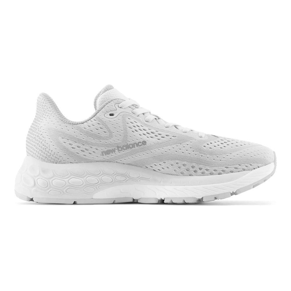 New Balance Fresh Foam X 880v13 Running Shoes for Men - White/Granite - Size 9 D Medium - Lightweight Cushioned Sneakers for Jogging, Gym Workouts & Daily Walking