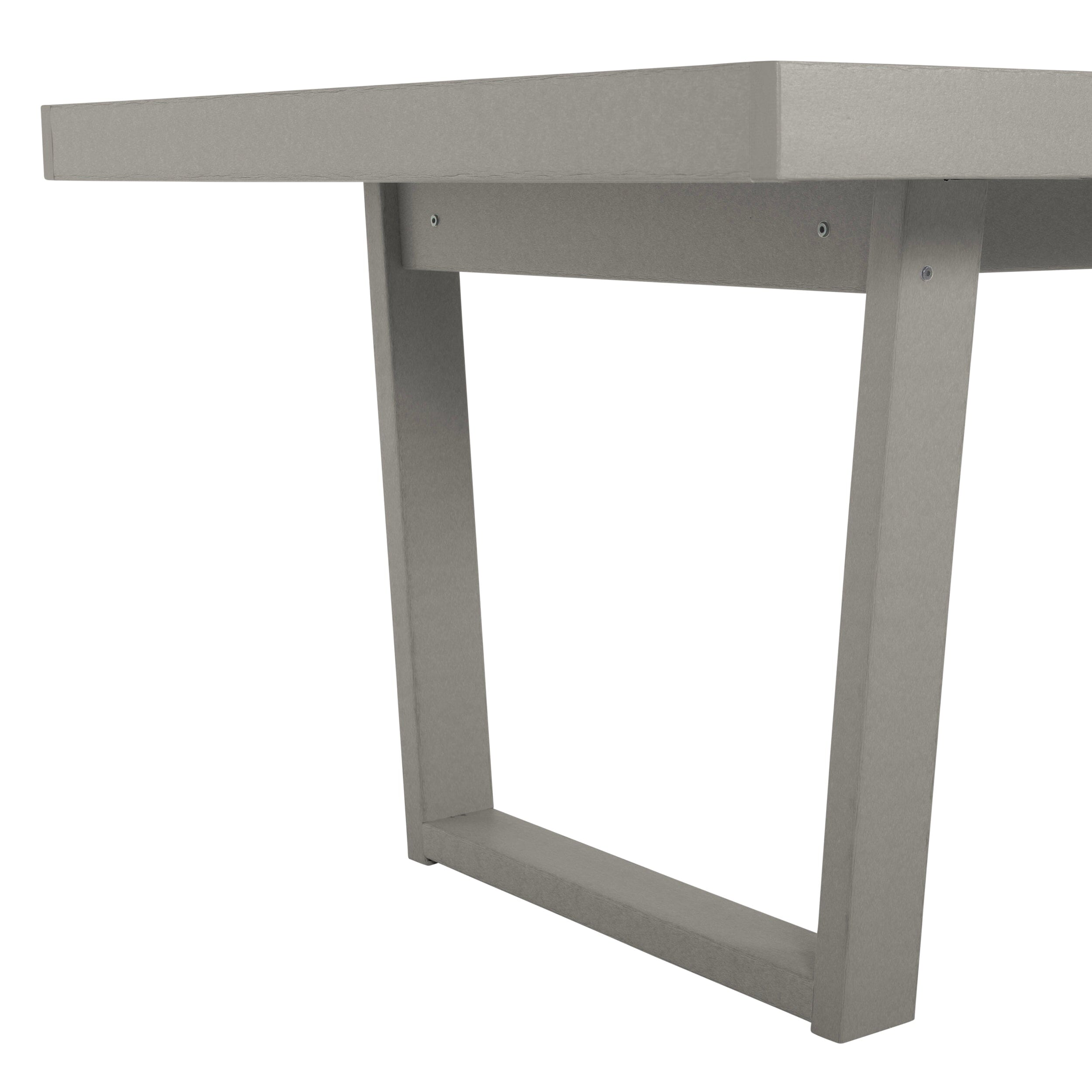 Modern Dining Table - Solid Wood Kitchen Table for 6 - Farmhouse Style Dining Room Furniture for Home & Restaurant Use