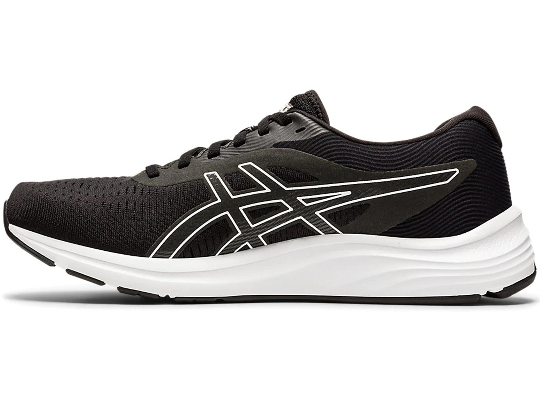 ASICS Men's Gel-Pulse 12 Running Shoes - Extra Wide 4E Width (Black/White) - Lightweight Cushioned Sneakers for Jogging, Gym Workouts & Daily Walking