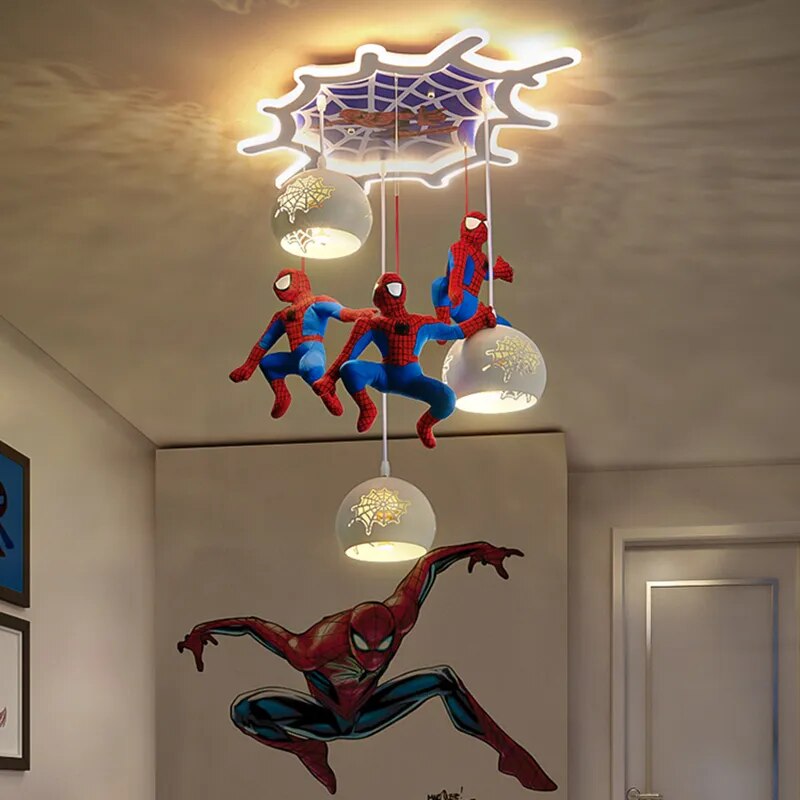Spider-Man LED Night Light for Kids Room - Superhero Themed Bedroom Decor, Cool Gift for Boys & Girls - Perfect for Bedtime, Nursery, Playroom, and Halloween Decorations