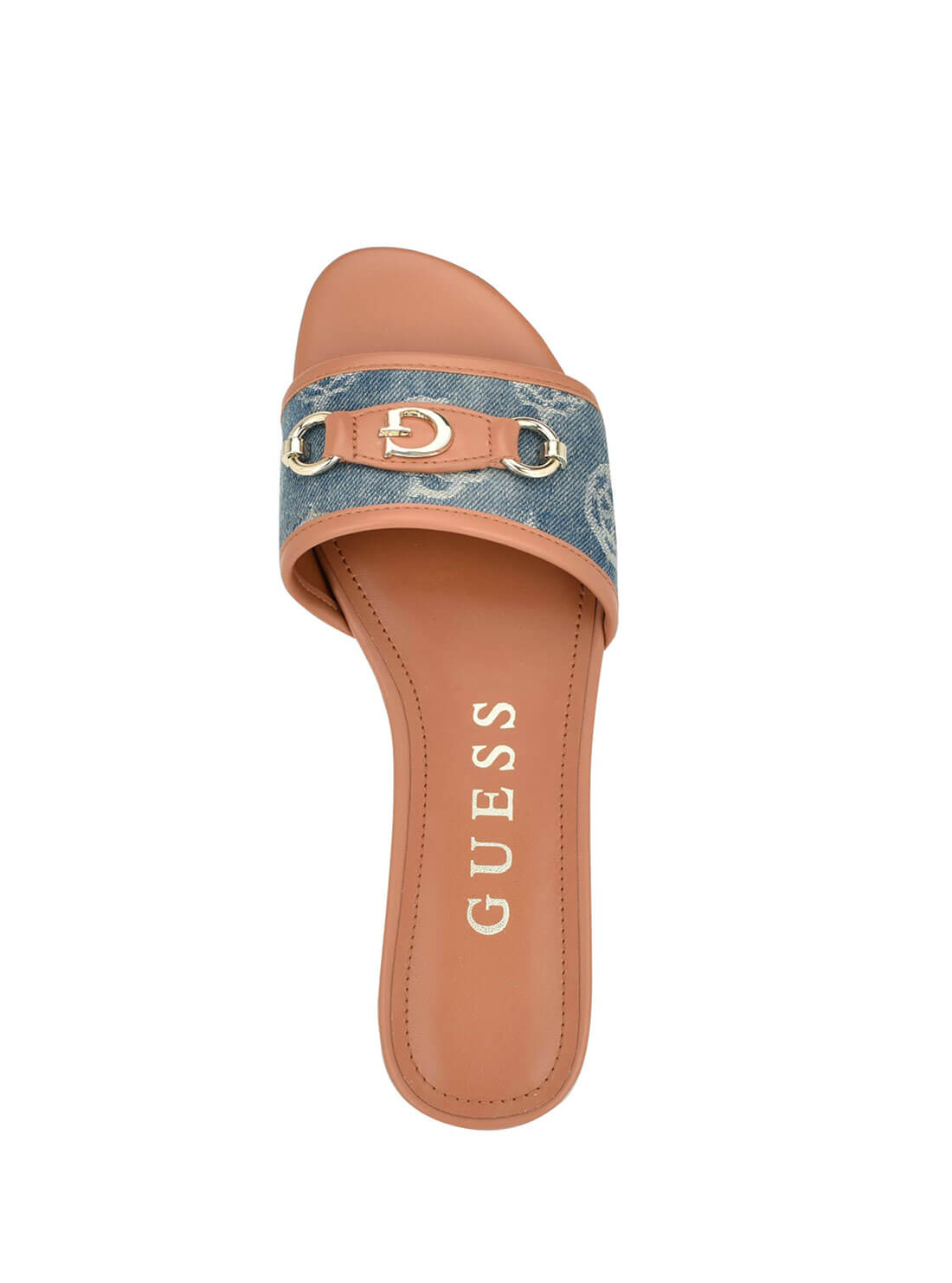 Blue Denim Logo Hammi3 Slide Sandals - Comfortable Summer Slides for Women & Men - Perfect for Beach, Pool, and Casual Outings