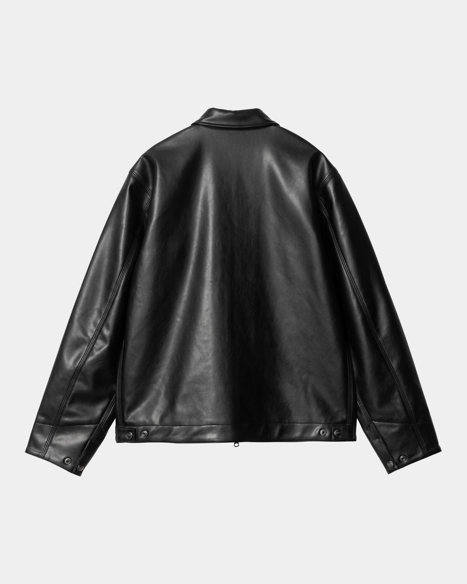 Premium Detroit Jacket - Faux PU Leather Motorcycle Jacket for Men & Women | Stylish Black Biker Jacket | Perfect for Riding, Casual Wear & Outdoor Adventures