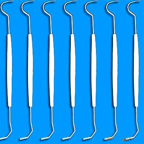 100Pcs Disposable Dental Probes - Double Ended Explorer with Plastic Handle - Dentist Tools for Oral Exams & Cavity Detection - Perfect for Dental Clinics, Schools & Home Use