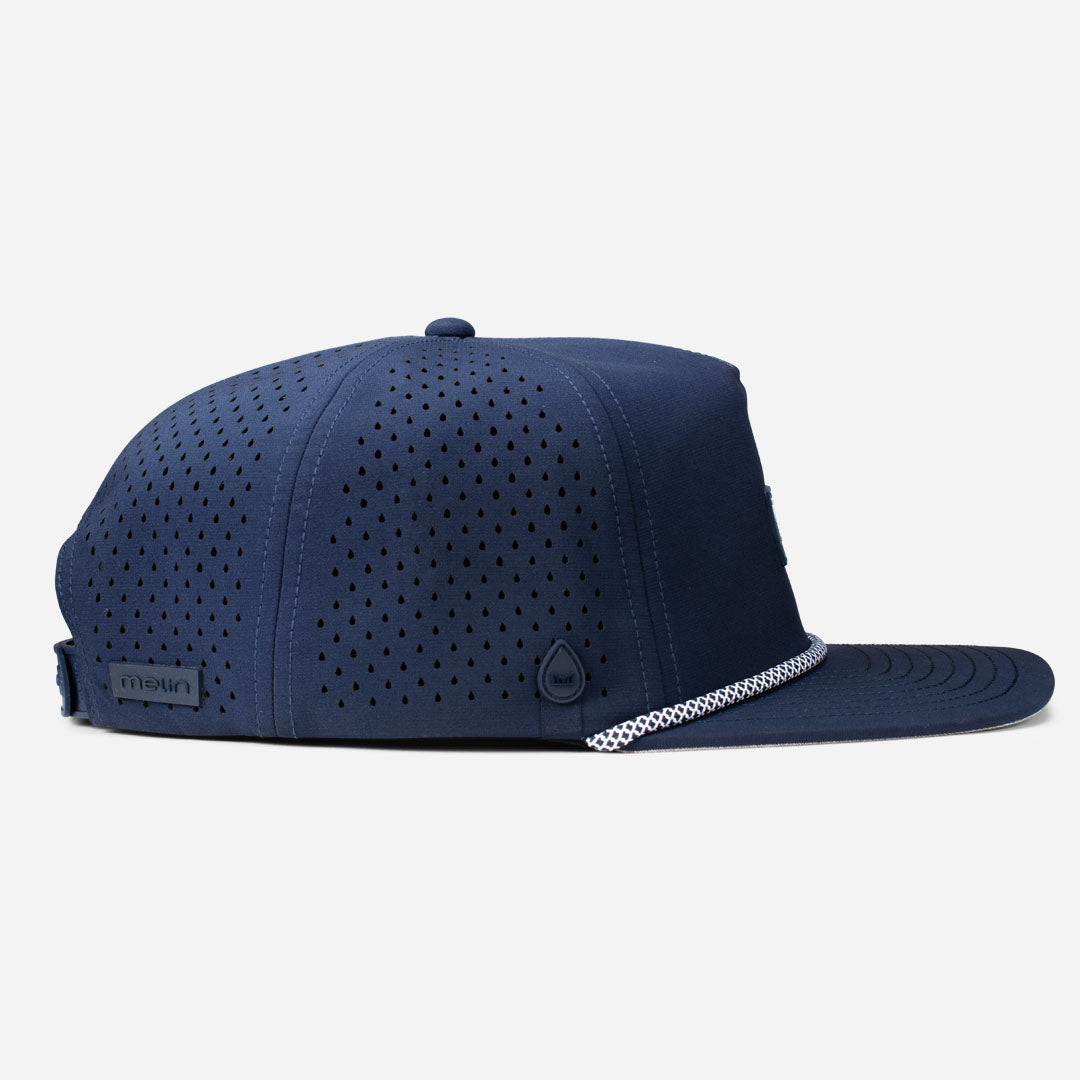 Vessel x Melin Coronado Hydro Hat - Waterproof & Breathable Performance Hat for Outdoor Activities, Golf, Hiking, and Running