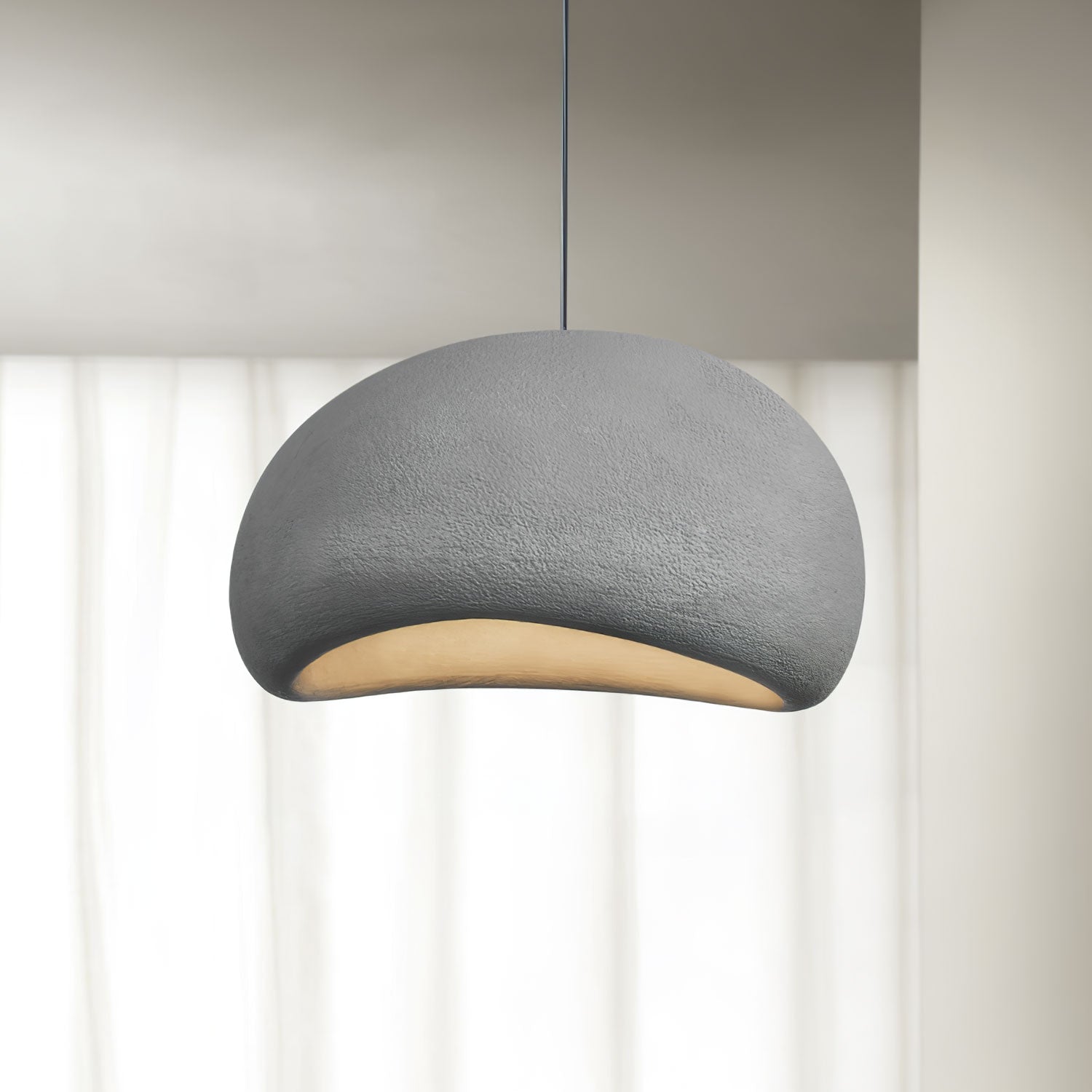 Khmara Swag Light - Modern LED Cloud Ceiling Lamp for Bedroom & Living Room | Dimmable Hanging Light Fixture for Home Decor & Mood Lighting