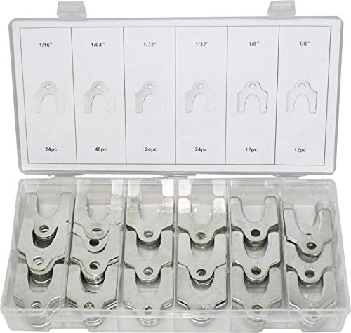 Swordfish 32110 Auto Body Alignment Shim Kit - 144-Piece Assortment (1/16