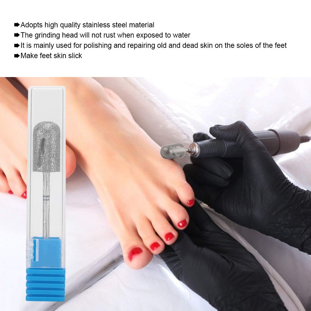 Professional Pedicure Drill Bits Set - Foot Nail & Skin Care Tools for Callus Removal, Dead Skin Exfoliation & Manicure - Compatible with Nail Drill Machines - Perfect for Home & Salon Nail Care Routines