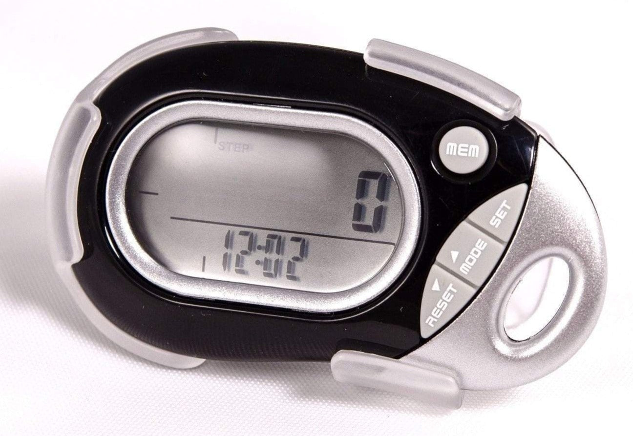 Pedusa PE 771 Tri-Axis Multi-Function Step Counter with Clip & Lanyard - Track Steps, Calories & Distance for Walking, Running & Fitness Activities