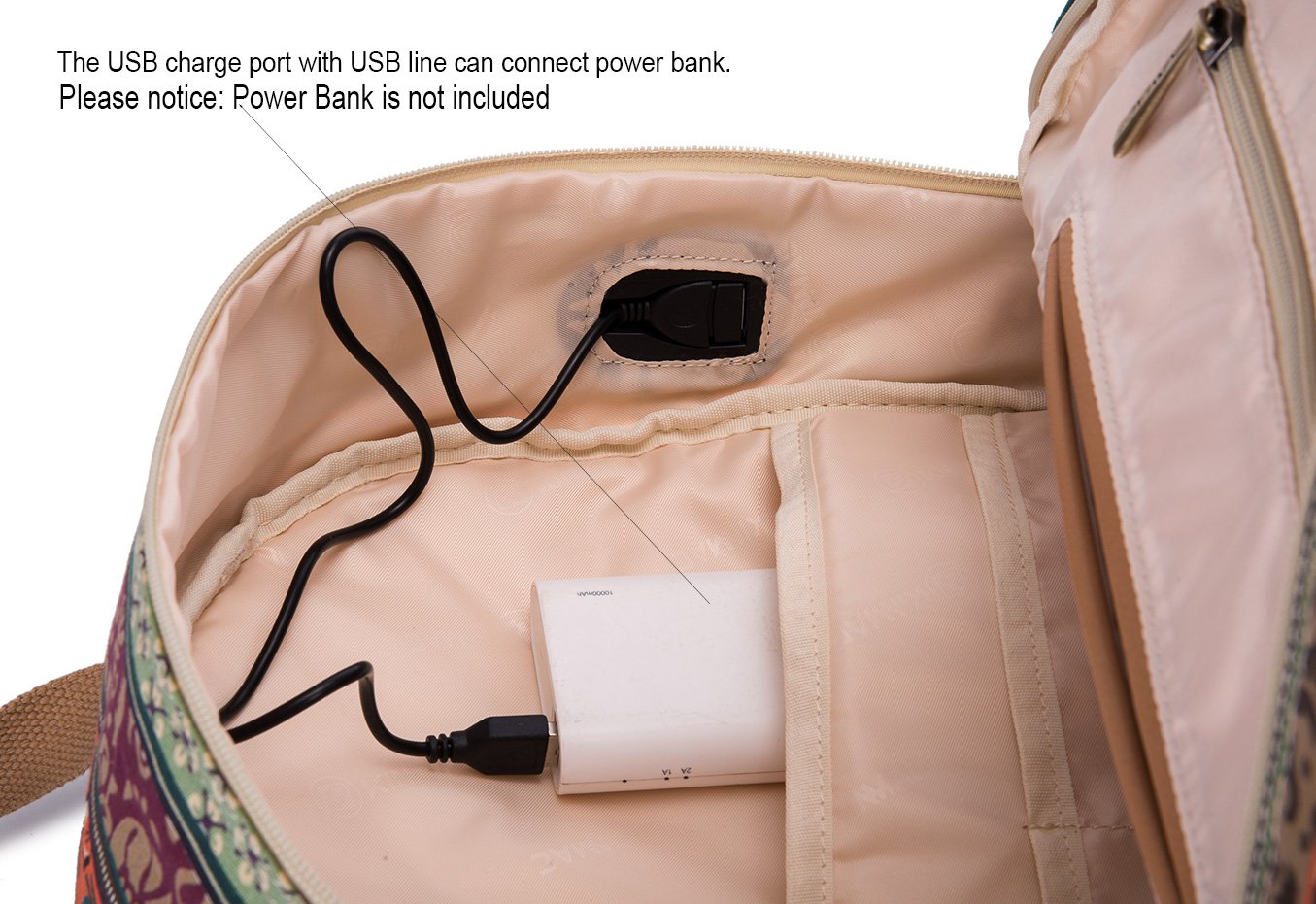 Kinmac Bohemian Laptop Backpack 15.6