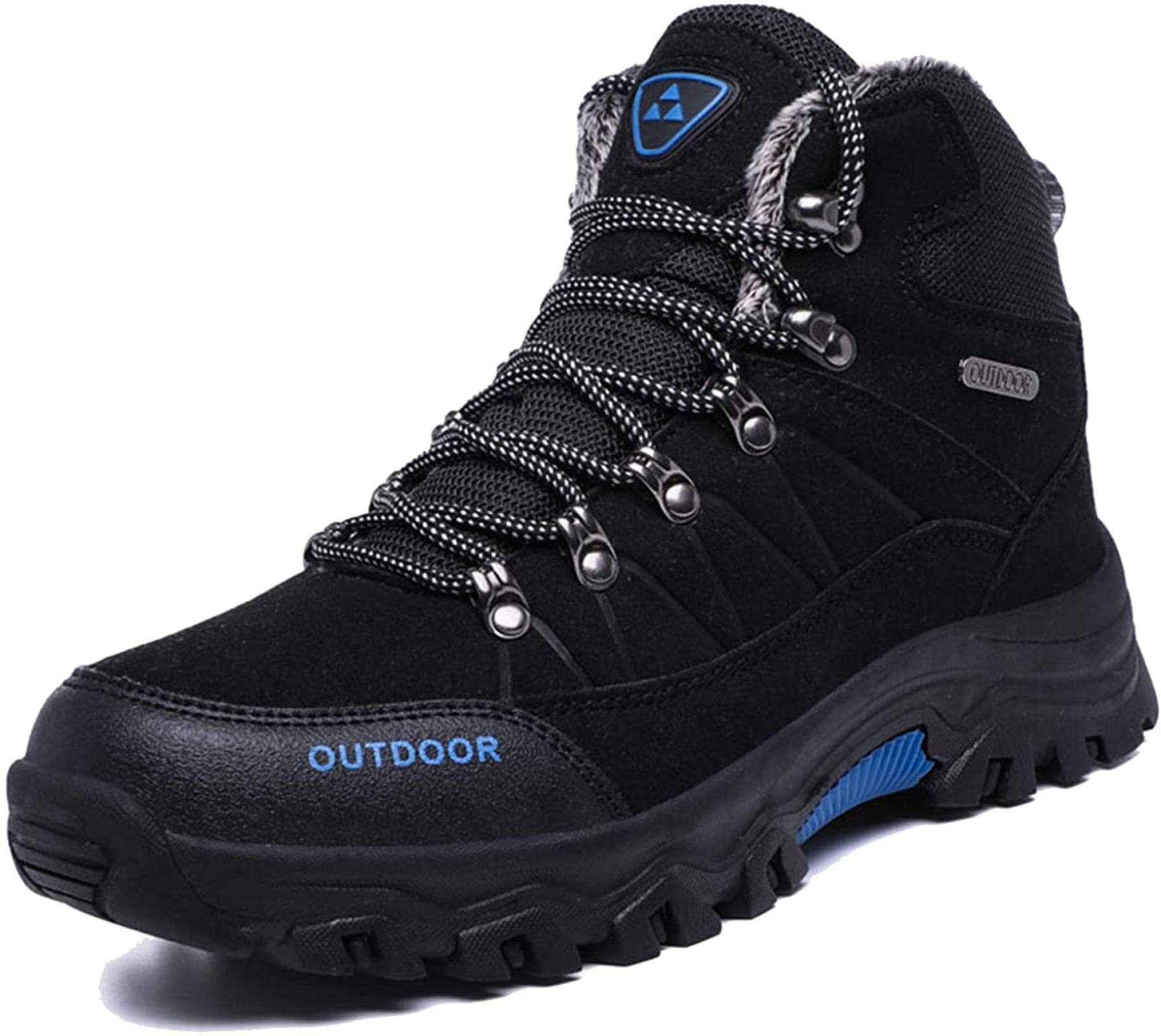 Samtiny Men's Hiking Shoes - Waterproof Leather Outdoor Boots for Trekking & Mountaineering | Durable Non-Slip Hiking Footwear for Men | Perfect for Trail Running, Camping & Adventure Travel