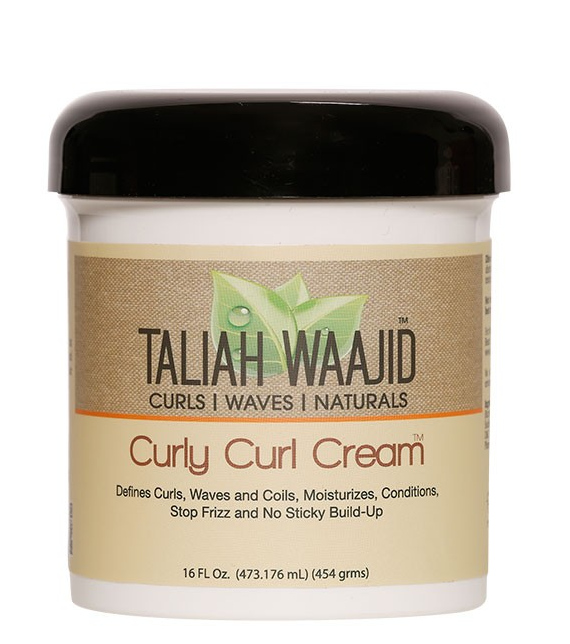 TALIAH WAAJID CURLY CURL CREAM 16oz - Natural Hair Moisturizer for Curly & Coily Hair - Perfect for Daily Hydration & Styling