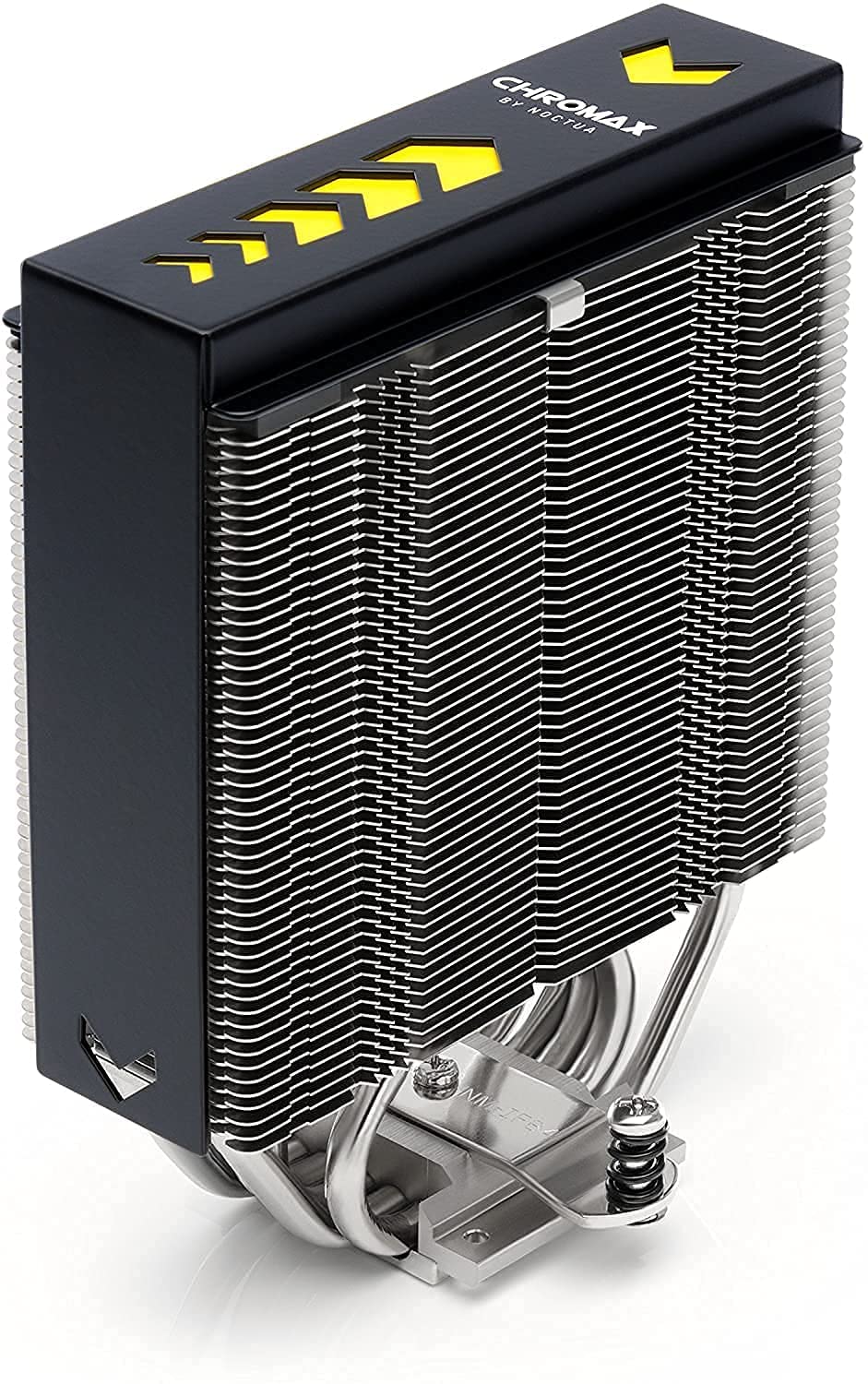 Noctua NH-U12S Premium CPU Cooler with NA-HC1 chromax.Black Heatsink Cover - High Performance Air Cooling for Gaming PC, Workstation, and Home Office Computers