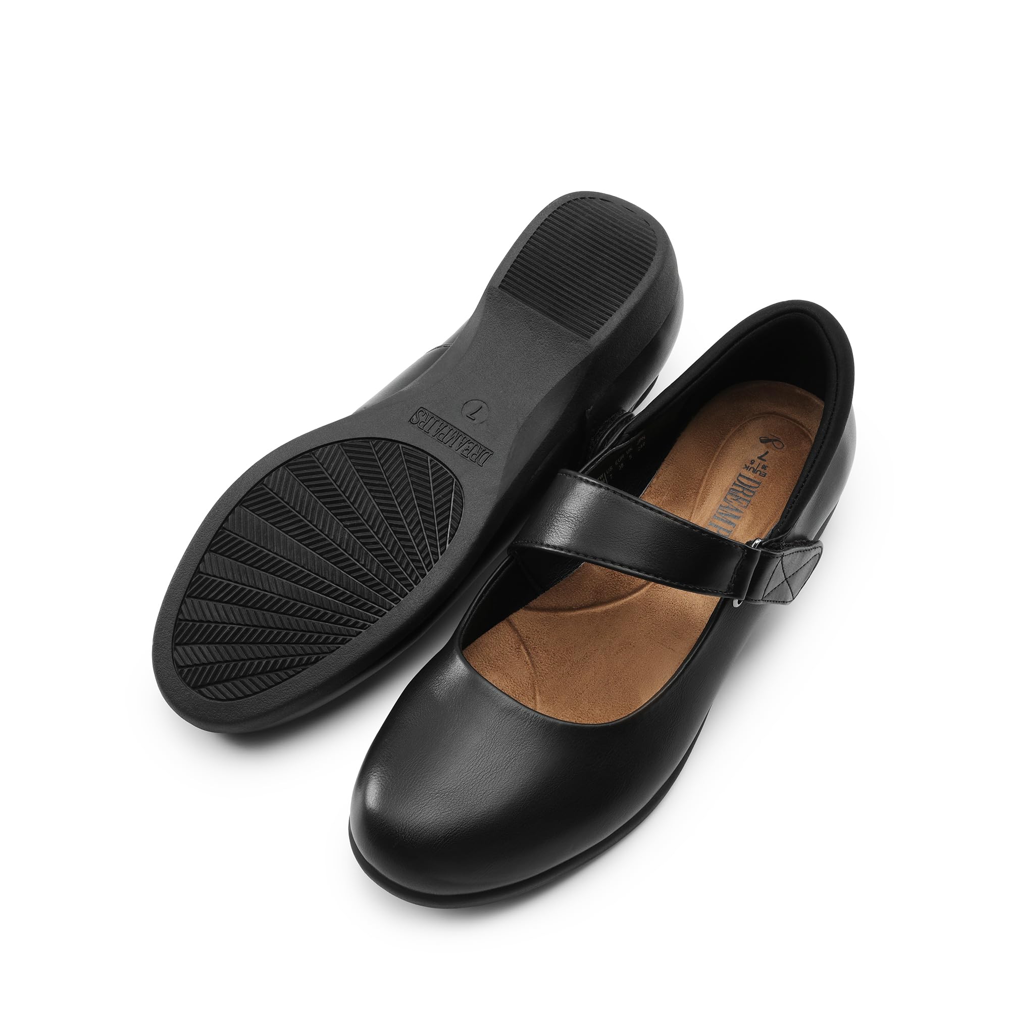 DREAM PAIRS Women's Ballet Flats Mary Jane Shoes - Comfortable Business & Office Dress Shoes with Ankle Strap - Perfect for Work, Weddings & Formal Occasions