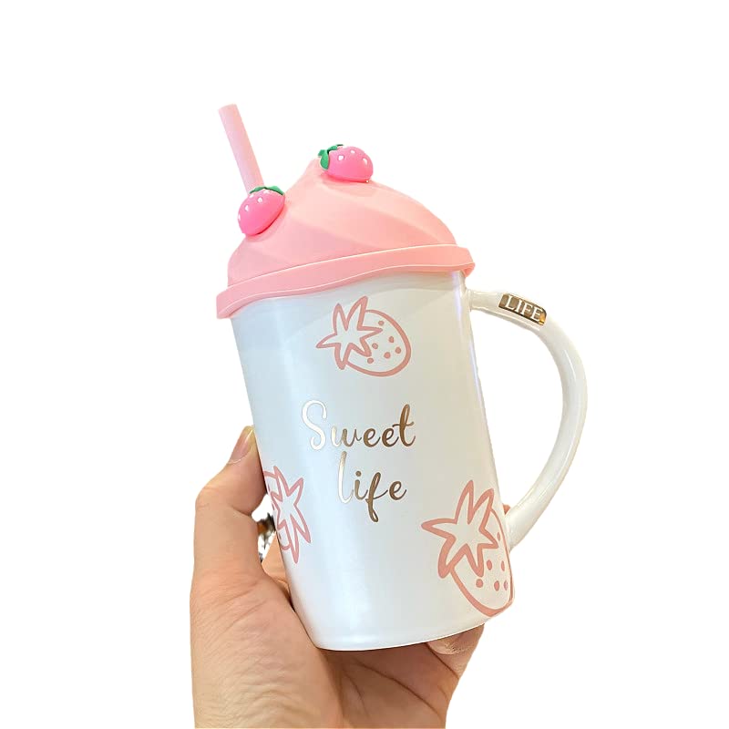 White Many Strawberry