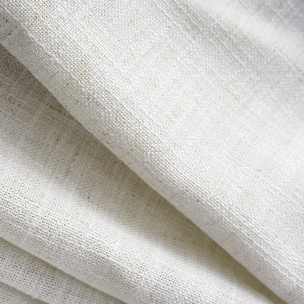 Pinch Pleated Blackout Curtains - 100% Linen Fabric for Modern Home Decor | Noise Reducing & Thermal Insulated Window Drapes for Bedroom & Living Room