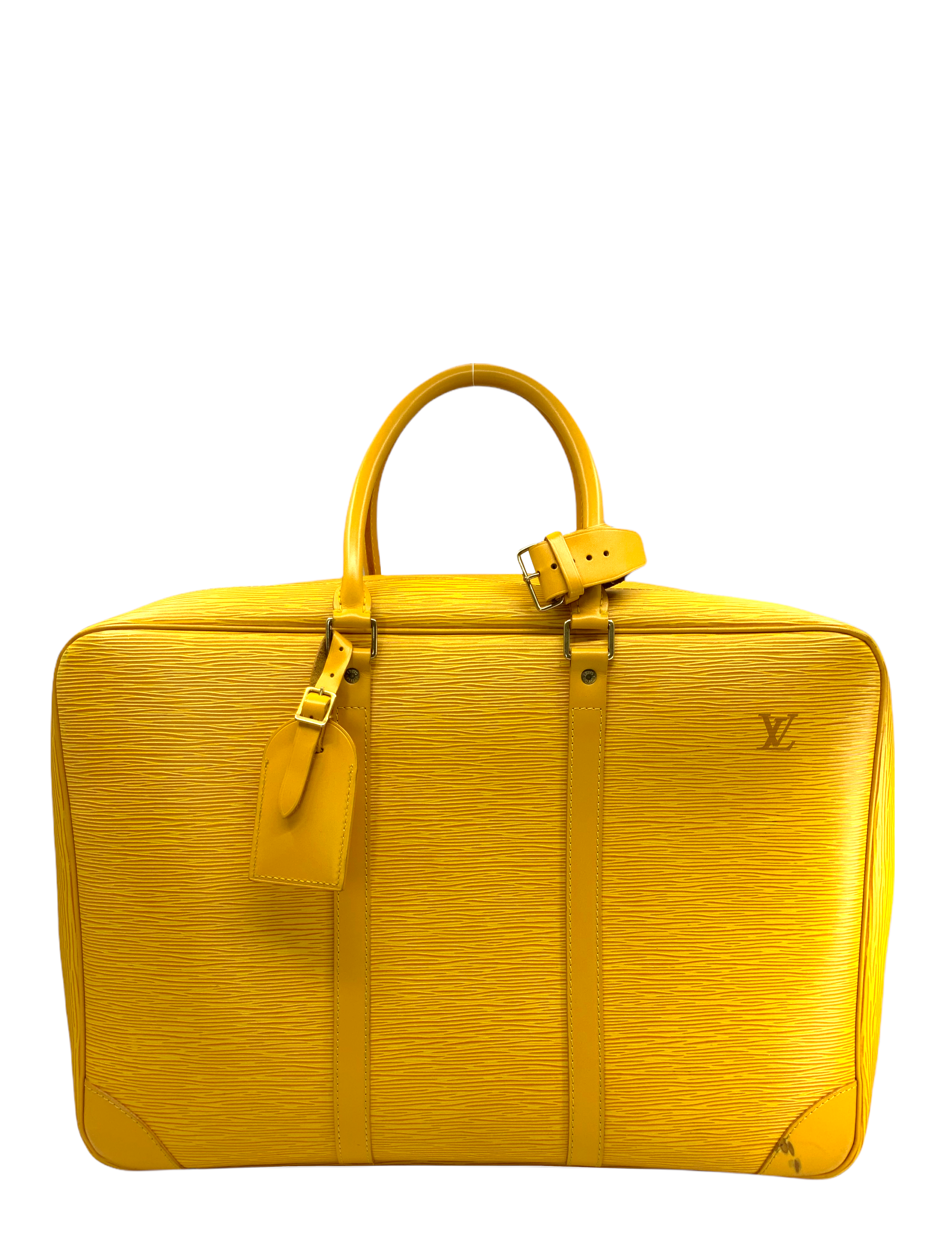 Authentic Louis Vuitton Sirius 45 Epi Leather Suitcase - Luxury Travel Luggage for Business Trips & Vacation Getaways