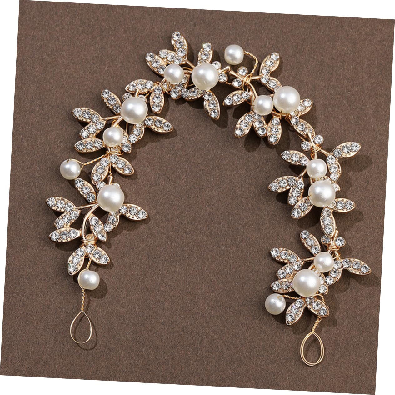 POPETPOP Bridal Wedding Headpiece - Elegant Bride Headband Hair Accessories for Women - Perfect for Weddings, Parties & Special Occasions