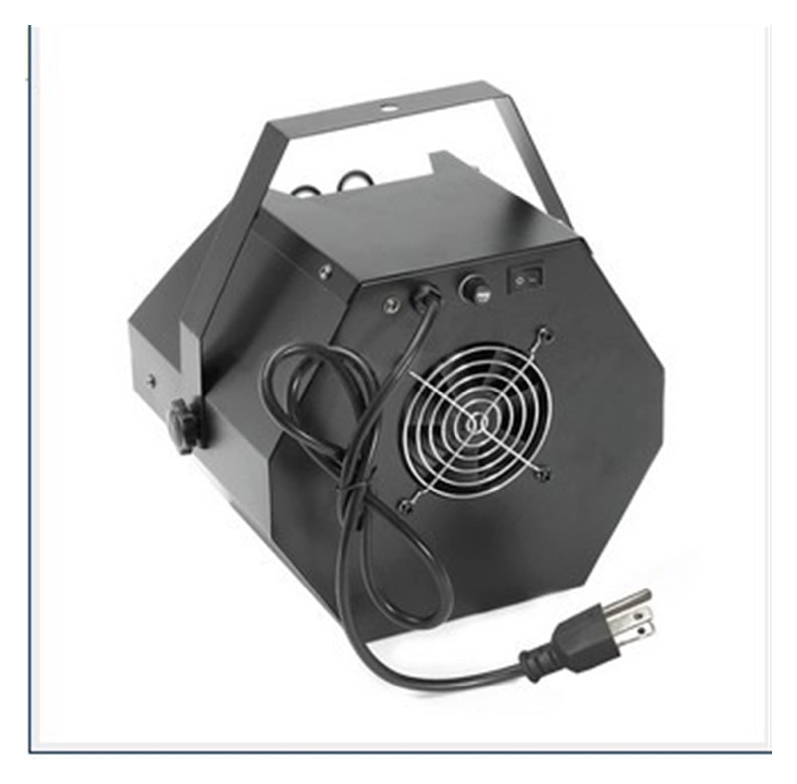 Automatic Bubble Blower Machine - Portable Mini Bubble Maker with LED Lights for Kids, Weddings, Parties & Stage Shows - Creates Endless Bubbles (Black) - Perfect for Outdoor Events, Birthday Celebrations & Backyard Fun