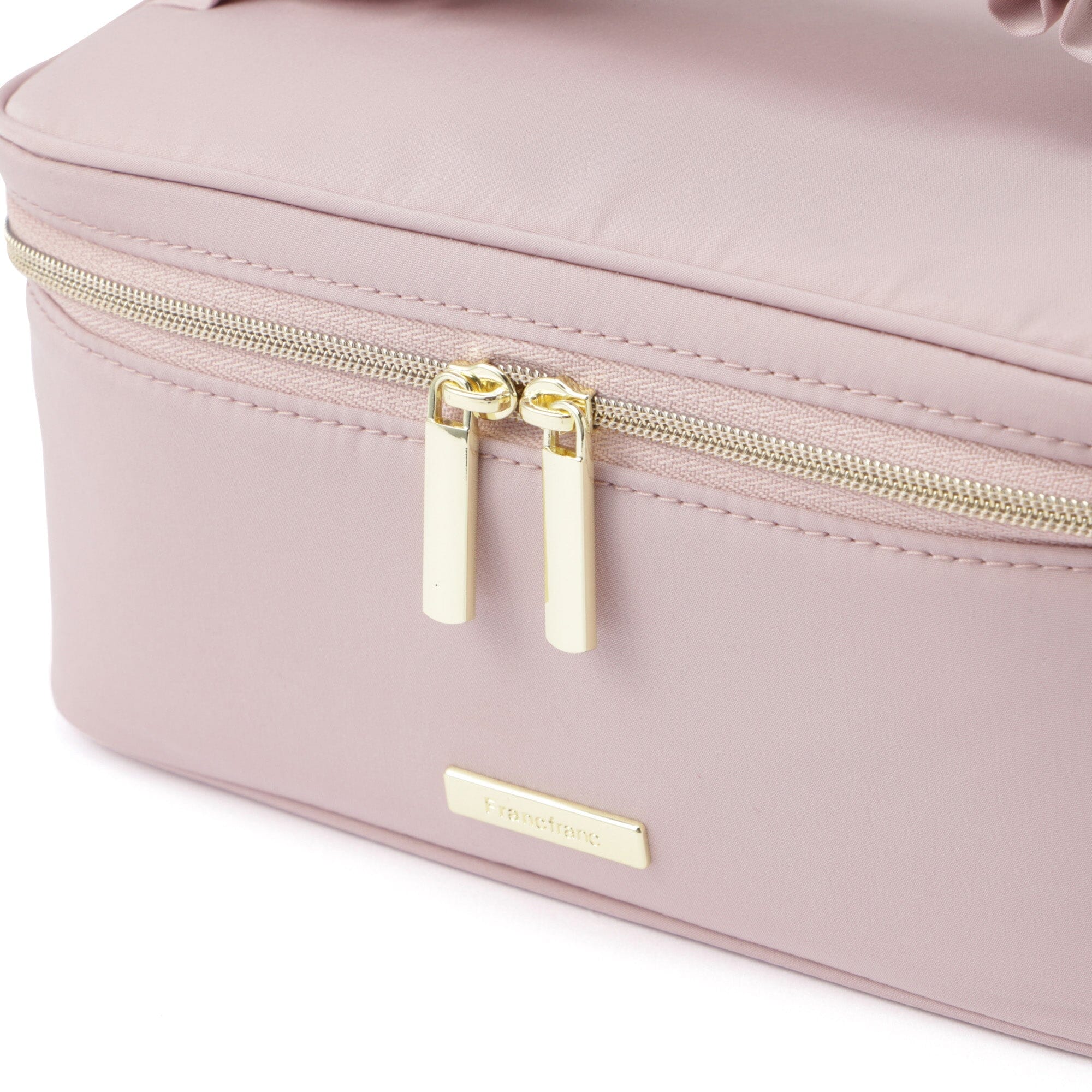 Frilly Vanity Pouch for Women - Small Pink Cosmetic Bag | Perfect for Makeup, Travel & Bridal Essentials Storage