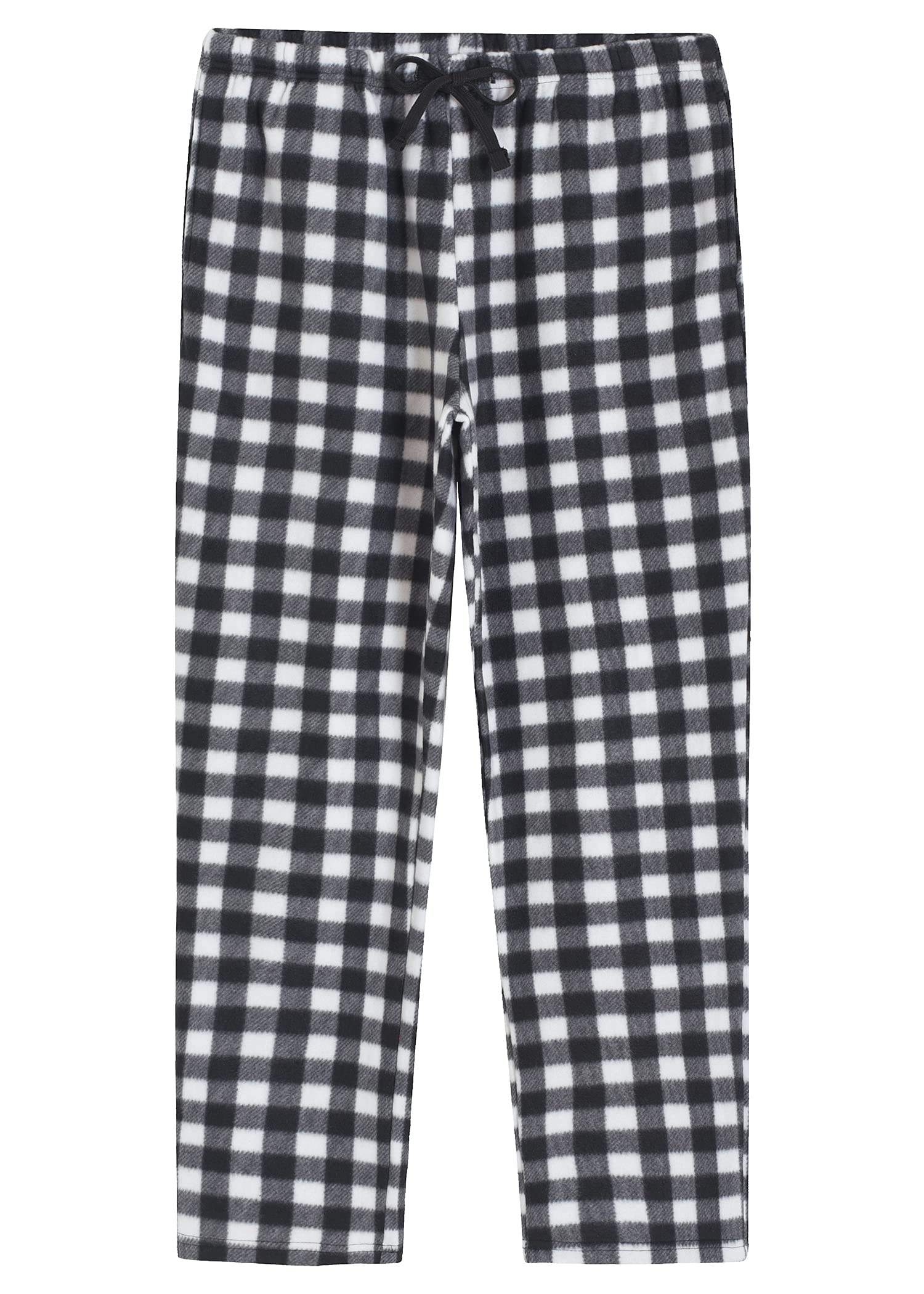 Cozy Women's Fleece Plaid Pajama Pants with Pockets - Soft Winter Sleepwear & Lounge Pants for Home, Travel & Relaxation