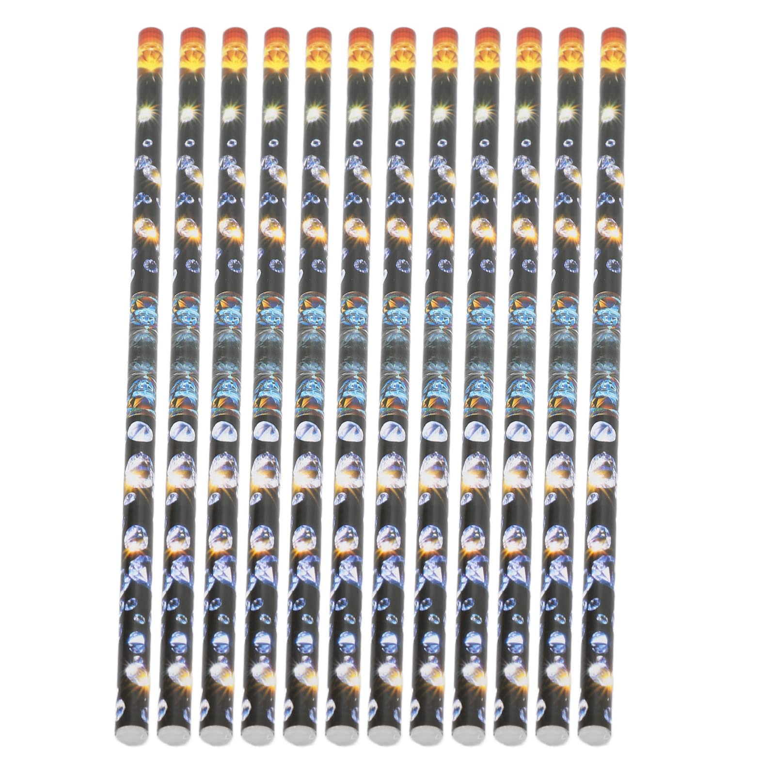 12pcs Rhinestone Picker Pen Set - Cylindrical Nail Art Dotting Wax Tools for Professional Manicure & Nail Design (White) | Perfect for Salon, Home DIY Nail Art & Crystal Rhinestone Application