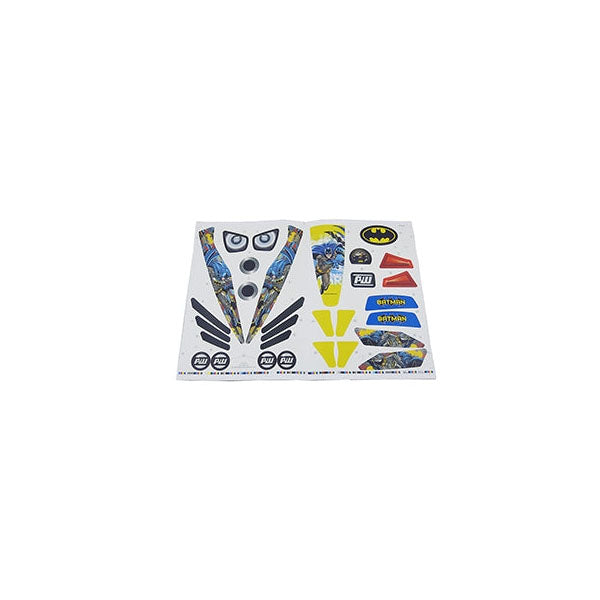 Batman Stickers for Kids - Waterproof Vinyl Decals for Laptops, Cars, Bikes & More - Dune Racer Themed Superhero Stickers - Perfect for School, Parties & Gifts