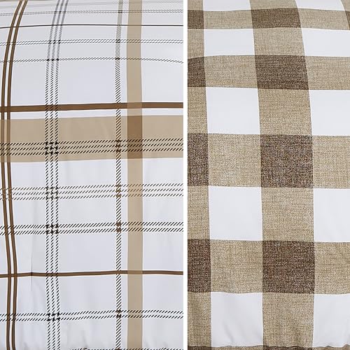 Plaid Taupe