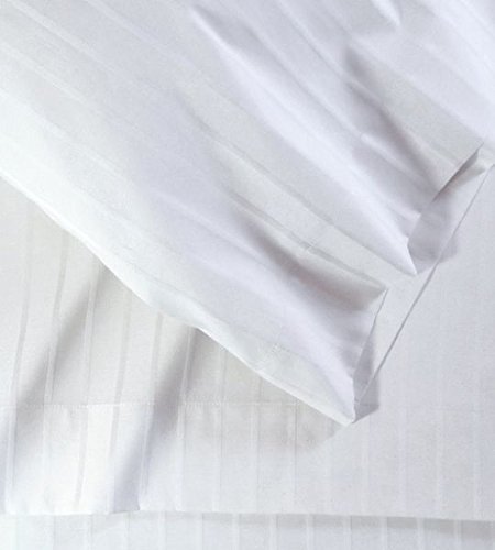 White Damask Stripe