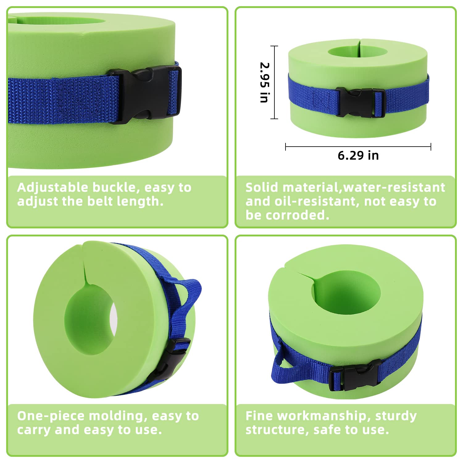 Premium Water Aerobics Set - Foam Dumbbells & Swim Cuffs for Pool Fitness, Aquatic Exercise Equipment - Ideal for Water Workouts, Swimming Training & Hydrotherapy Sessions