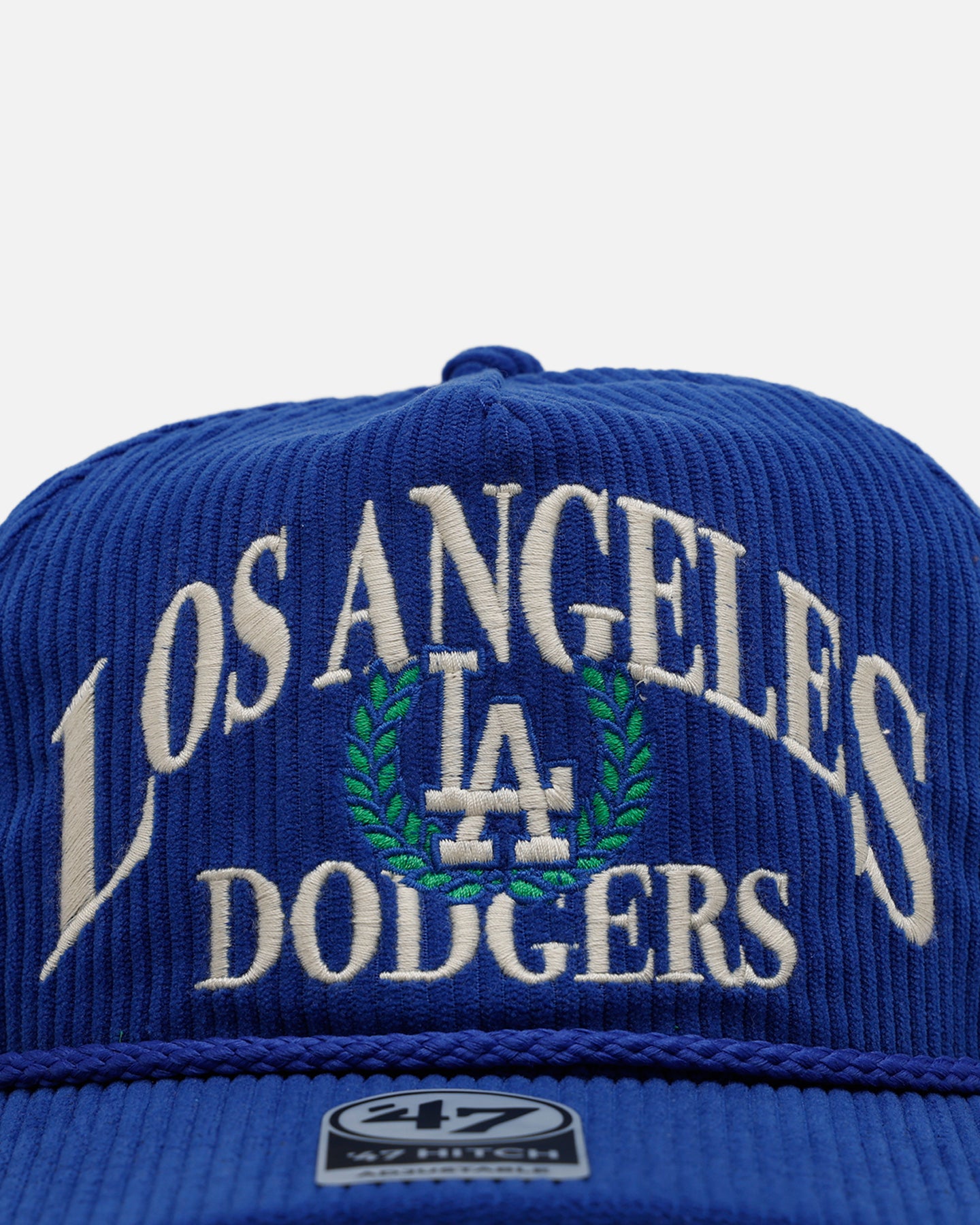 47 Brand Los Angeles Dodgers 'Pitchout' 47 Hitch Corduroy Snapback Hat - Blue Baseball Cap for Men & Women, Perfect for Games, Streetwear & Casual Outfits