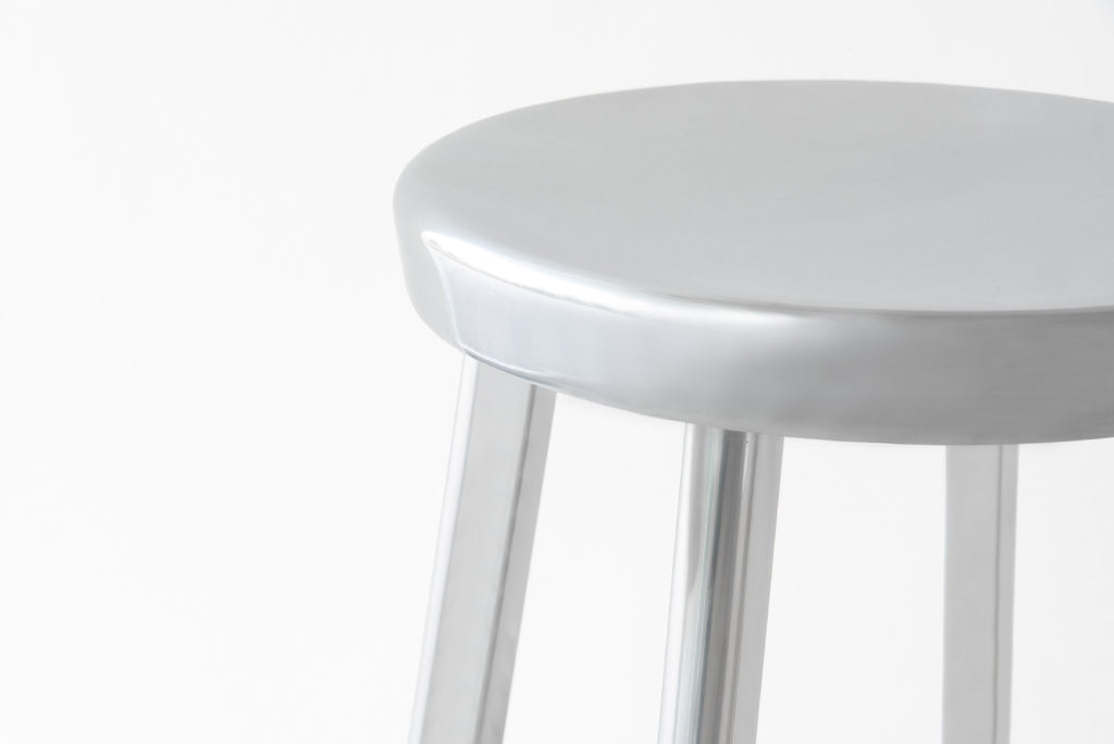 Deja Vu Low Bar Stool - Modern Kitchen & Bar Counter Stool for Home, Cafe, and Restaurant Use