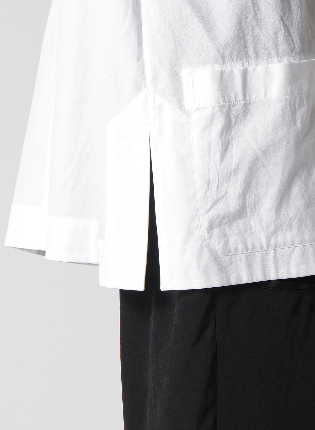100% Cotton Broadcloth Shirt with Stand Collar - Classic Button Down Dress Shirt for Men, Business Casual & Formal Wear