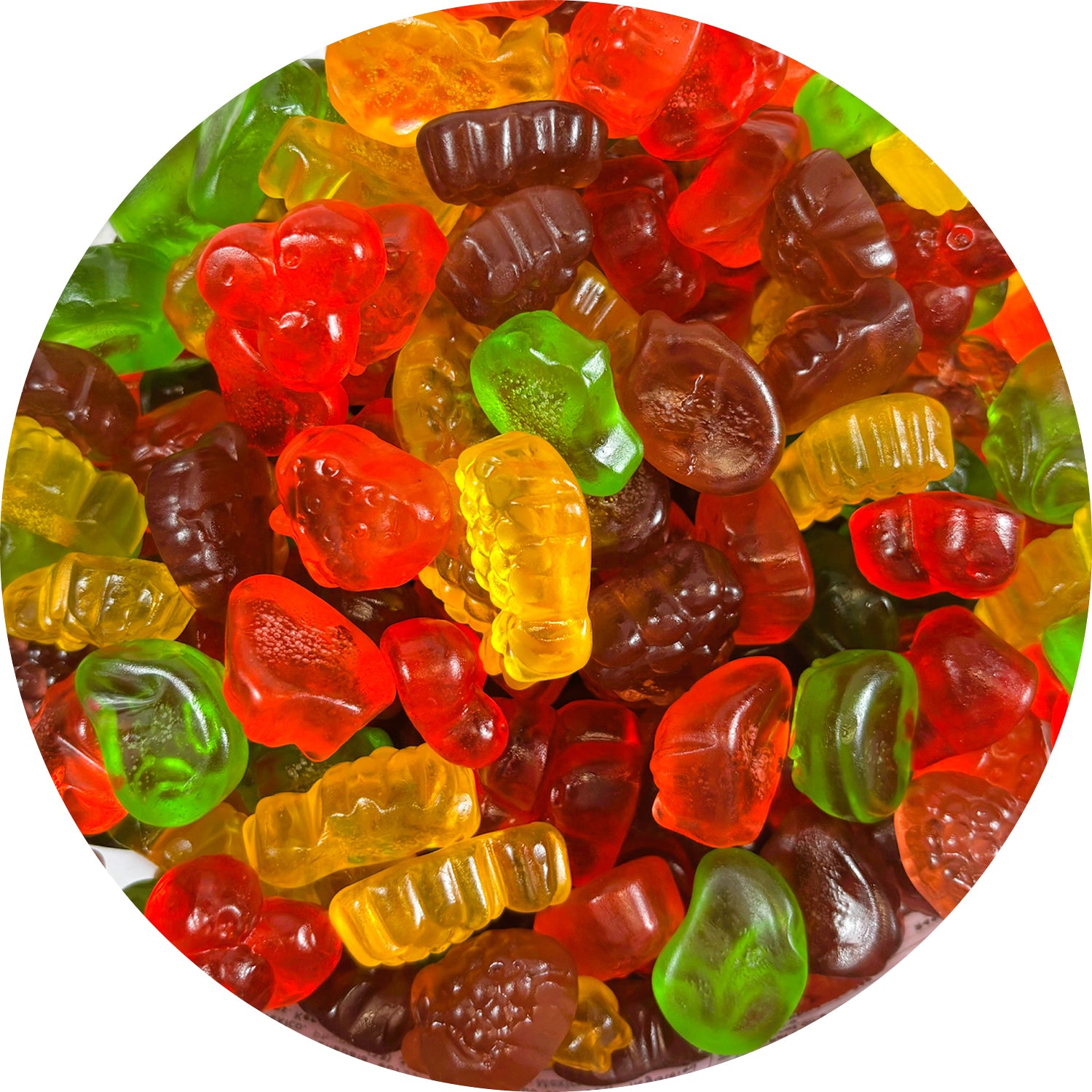 Jovy Gummy Frutastika - 5lb Bulk Bag of Assorted Fruit Flavored Gummy Candies | Perfect for Parties, Movie Nights & Candy Buffets