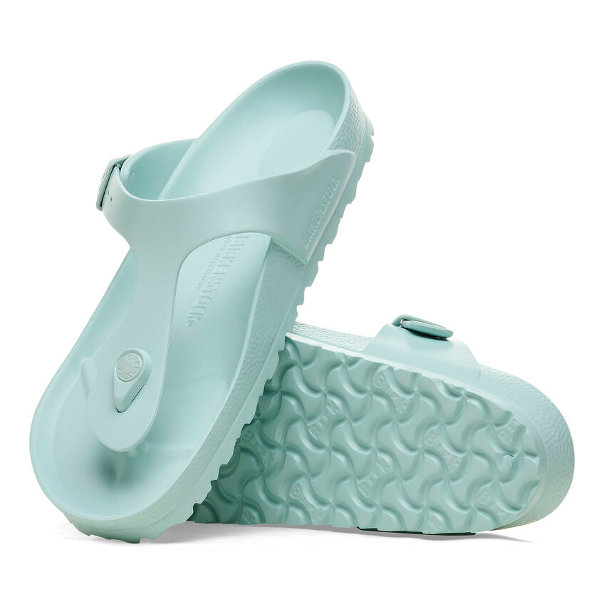 Birkenstock Women's Gizeh Essentials EVA Sandals - Comfortable Flip Flops for Women, Lightweight Beach Sandals in Surf Green | Perfect for Summer, Vacation & Casual Wear
