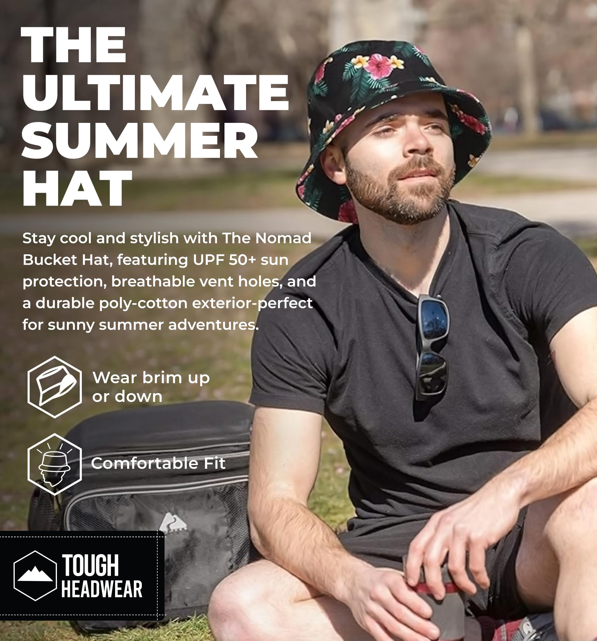 Stylish Summer Bucket Hat for Women & Men - UV Protection Fisherman Sun Hat - Breathable Beach Hats for Outdoor Activities - Perfect for Beach, Hiking, Travel and Sun Protection
