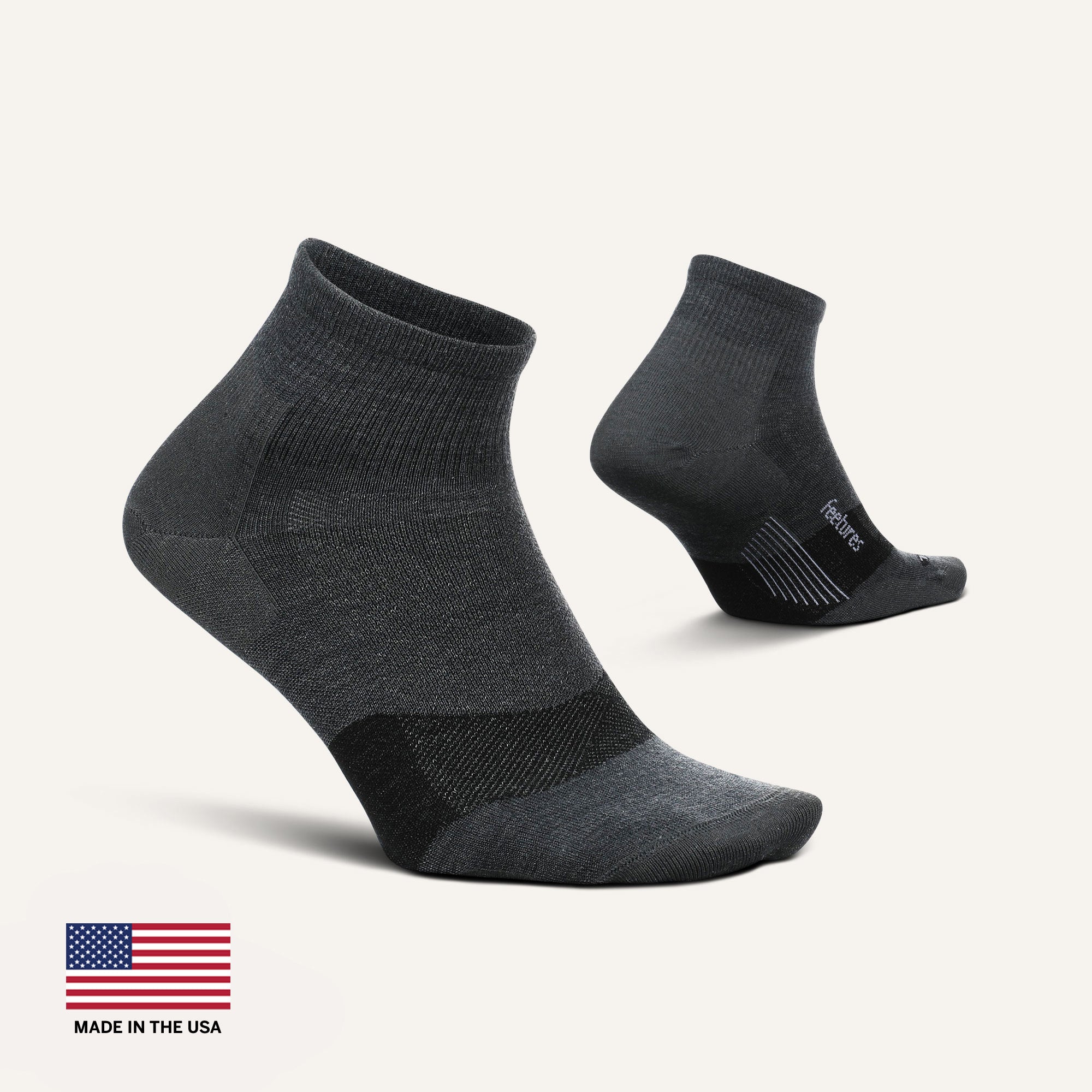 Merino 10 Max Cushion Quarter Socks - Ultra Soft & Breathable Wool Socks for Men & Women - Perfect for Hiking, Running & Outdoor Activities