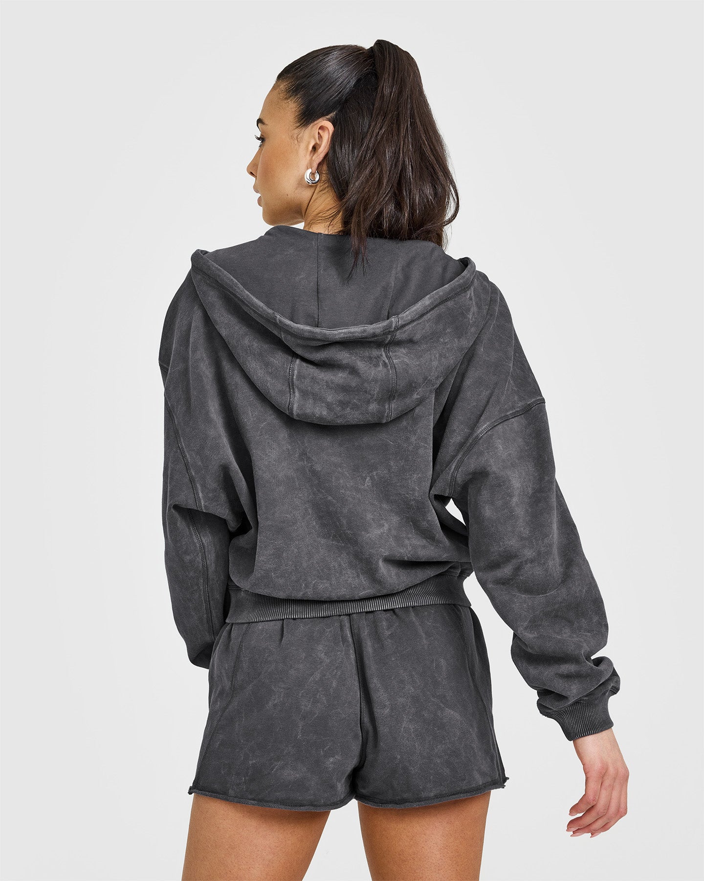 Raw Lounge Oversized Zip Hoodie for Men & Women | Soft Fleece Pullover with Kangaroo Pocket | Cozy Winter Casual Wear (Coal) - Perfect for Lounging, Travel & Outdoor Activities