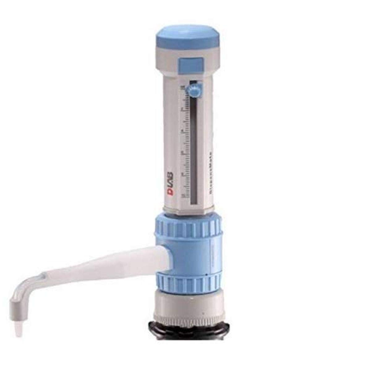 DLAB 731100046666 Bottle Top Dispenser Dispense Mate Plus, 5-50 mL - Accurate Liquid Dispenser for Lab, Chemistry & Research - Perfect for Precise Measurements in Laboratories, Medical Facilities & Scientific Experiments