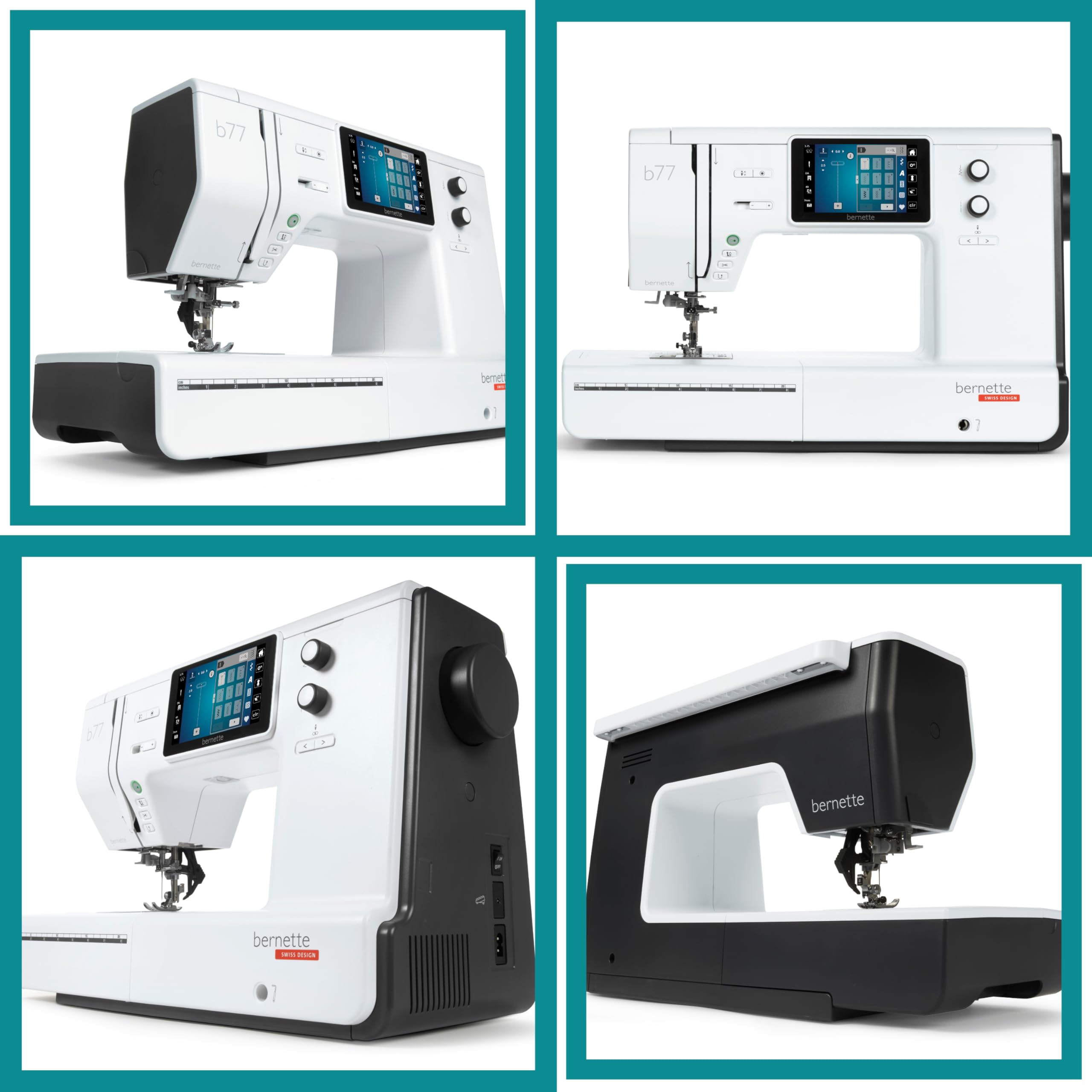 BERNETTE B77 Sewing Machine - Heavy Duty, Computerized, 770 Stitch Options | Perfect for Quilting, Dressmaking & Home DIY Projects