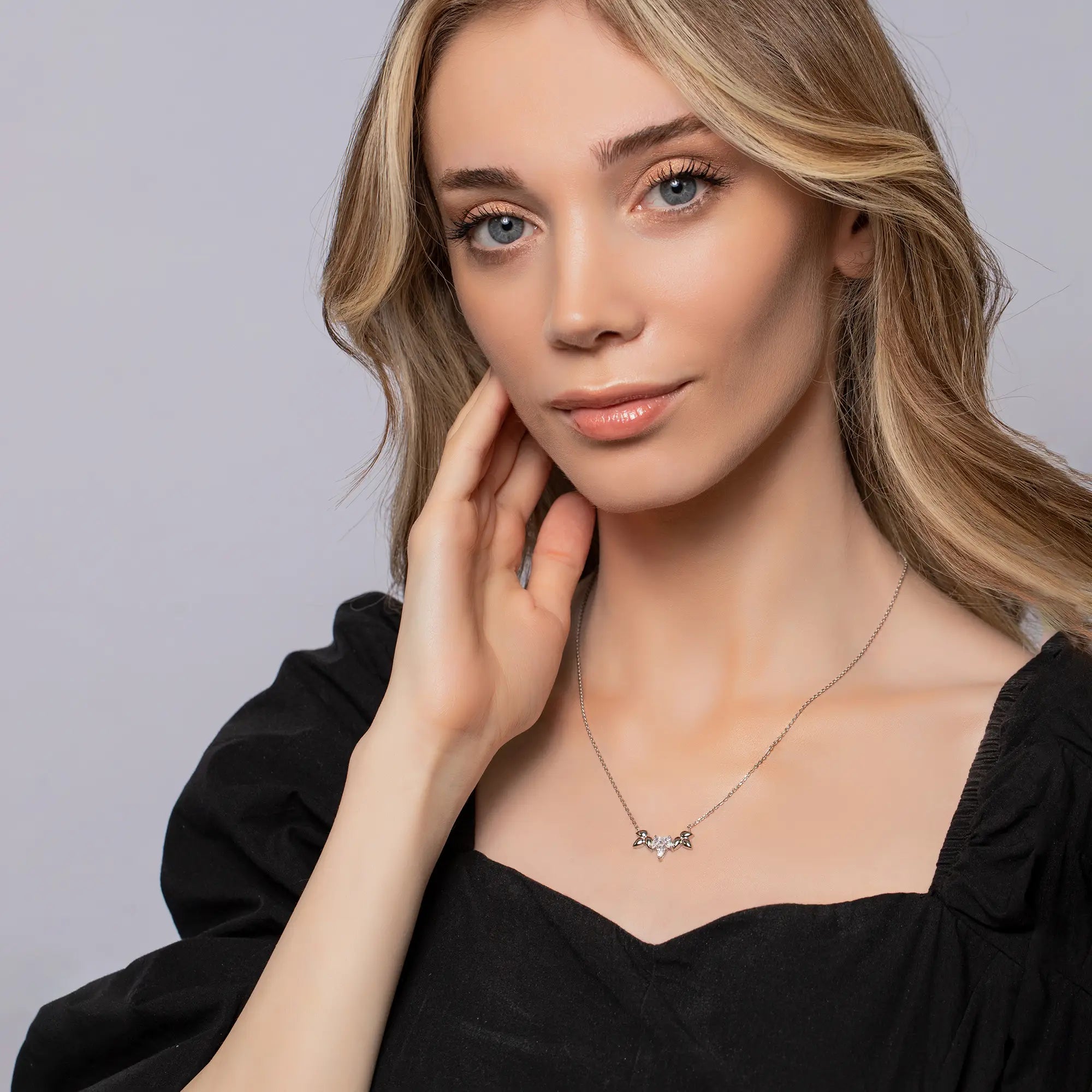 Lotus Flower Necklace for Women - Elegant Floral Pendant Jewelry Gift for Her - Perfect for Weddings, Parties & Everyday Wear