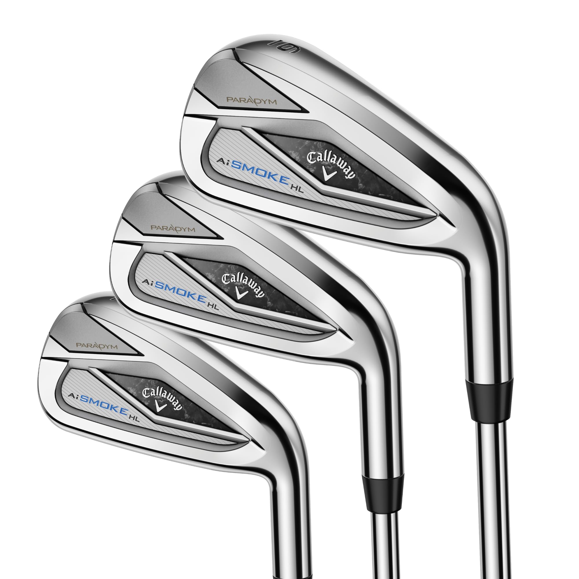 Callaway Golf Paradym AI Smoke High Launch Iron Set - Premium Golf Clubs for Distance & Accuracy | Perfect for Mid-Handicap Players & Course Play