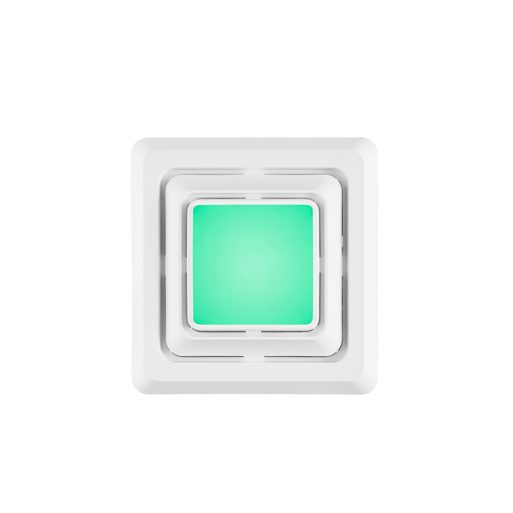 Broan-NuTone FG600RGBS Smart LED Bathroom Fan Cover - Custom Color Changing, DIY Installation, App Control, Bright White Lighting | Perfect for Modern Bathrooms & Home Upgrades
