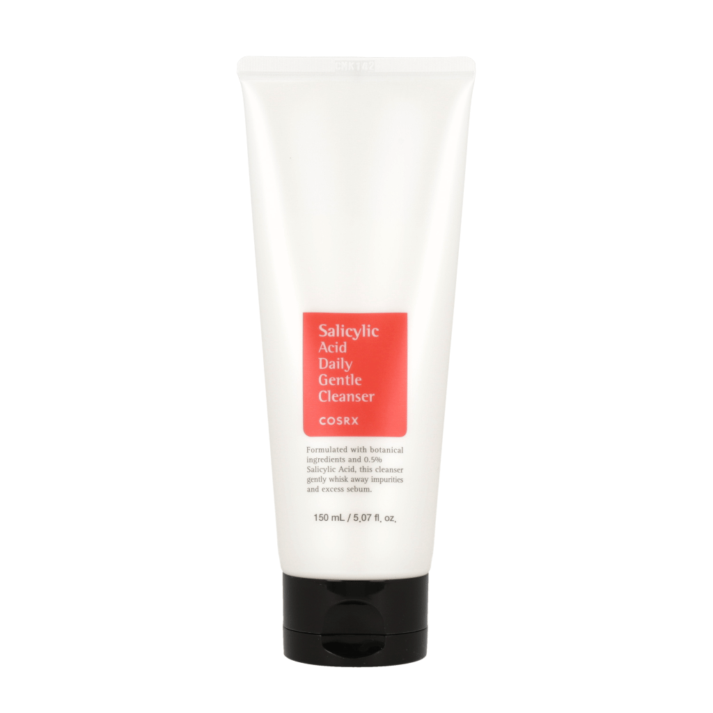 COSRX Salicylic Acid Daily Gentle Cleanser 150ml - Oil-Free Exfoliating Face Wash for Acne & Blackheads - Perfect for Morning & Night Skincare Routine